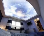 космос натяжной потолок с подсветкой